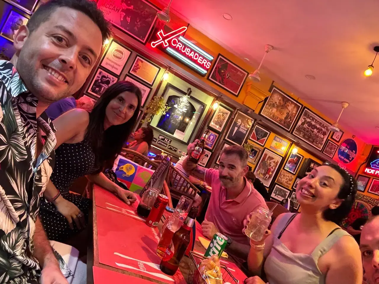 Noche de grupo en Siem Reap