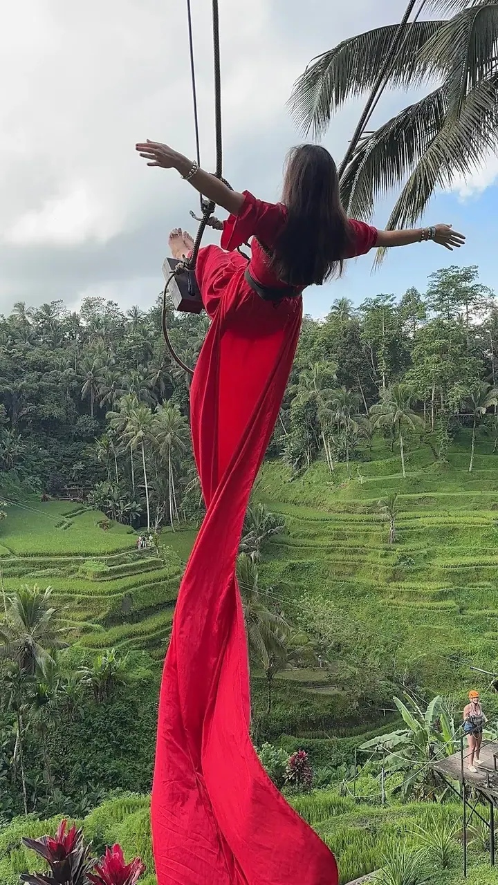 Vestido volador en Bali