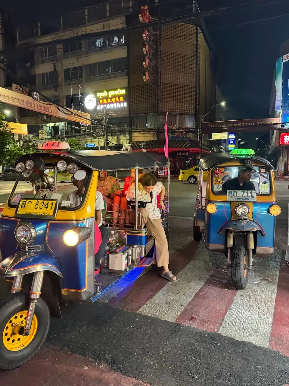 Tuk-tuks en Bangkok