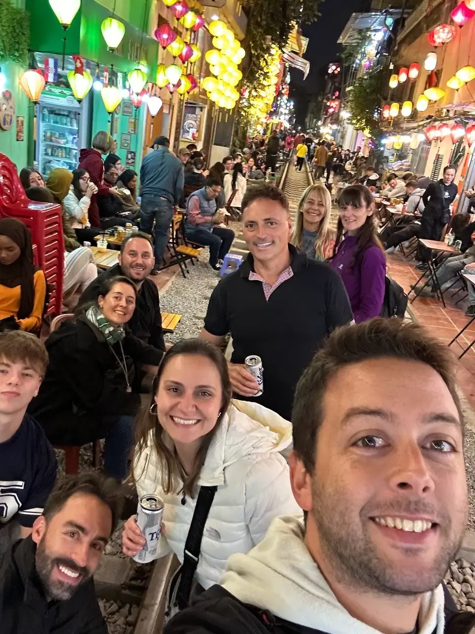 Selfie en Train Street