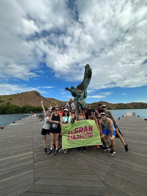 Bandera en Labuan Bajo, Indonesia