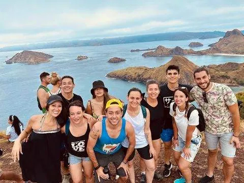 Grupo en el mirador de Padar