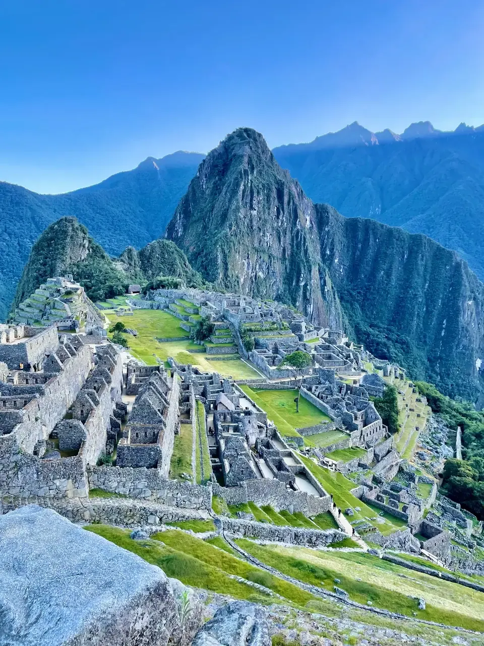 Machu Picchu desde la terraza