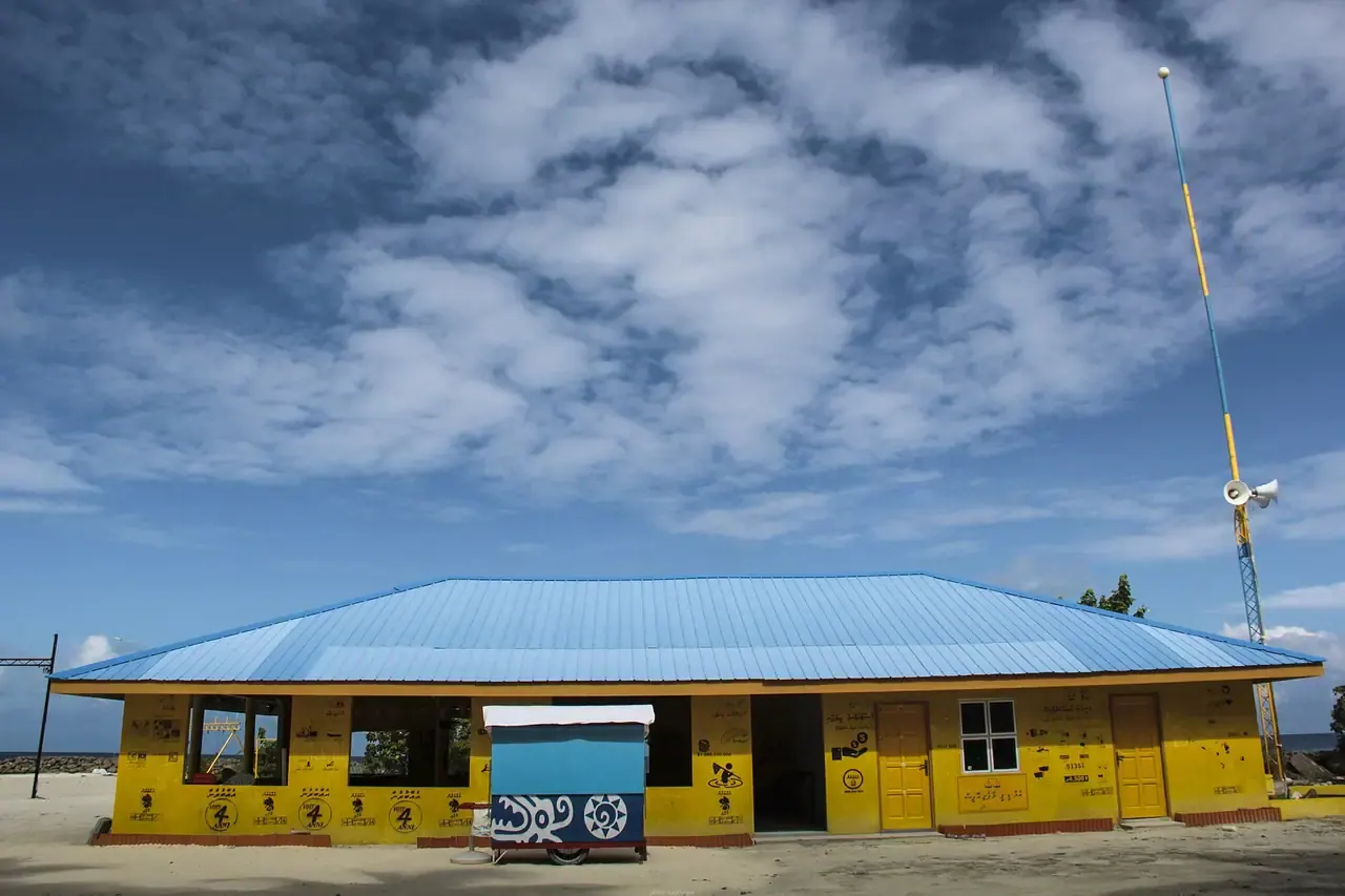 Maafushi, isla local de Maldivas
